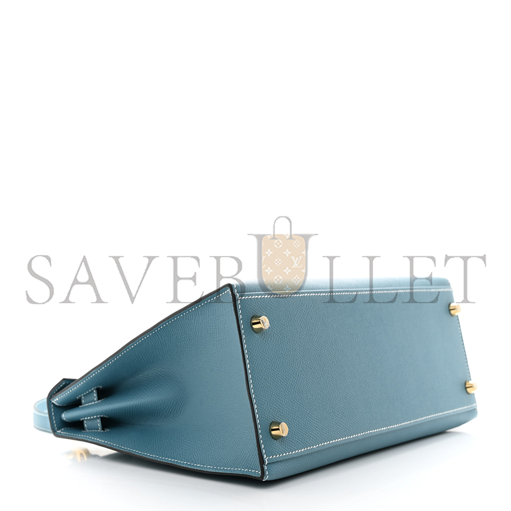 H**mes epsom kelly sellier 28 new blue jean (28*22*10cm)
